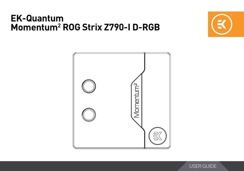EK-Quantum Momentum2 ROG Strix X570-i Gaming D-RGB User manual