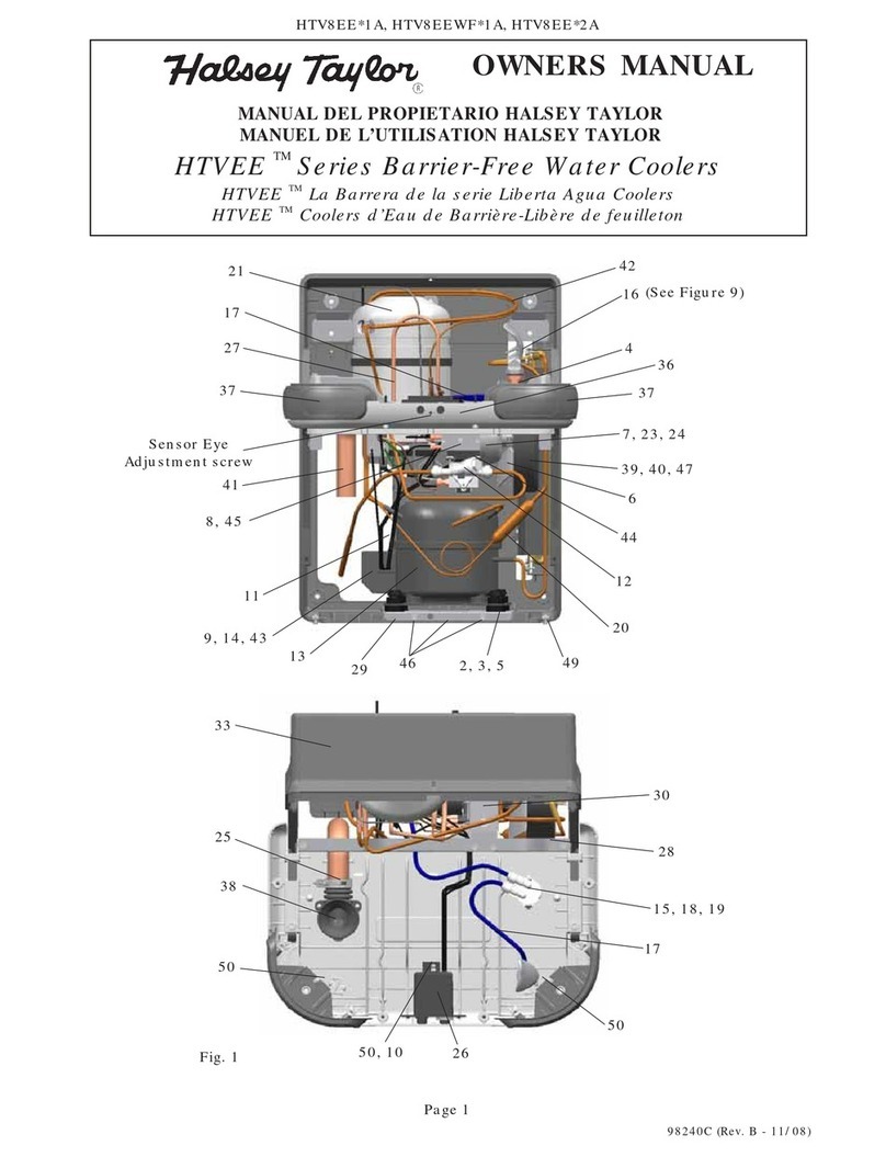 Halsey Taylor HTVEE Series owner's manual