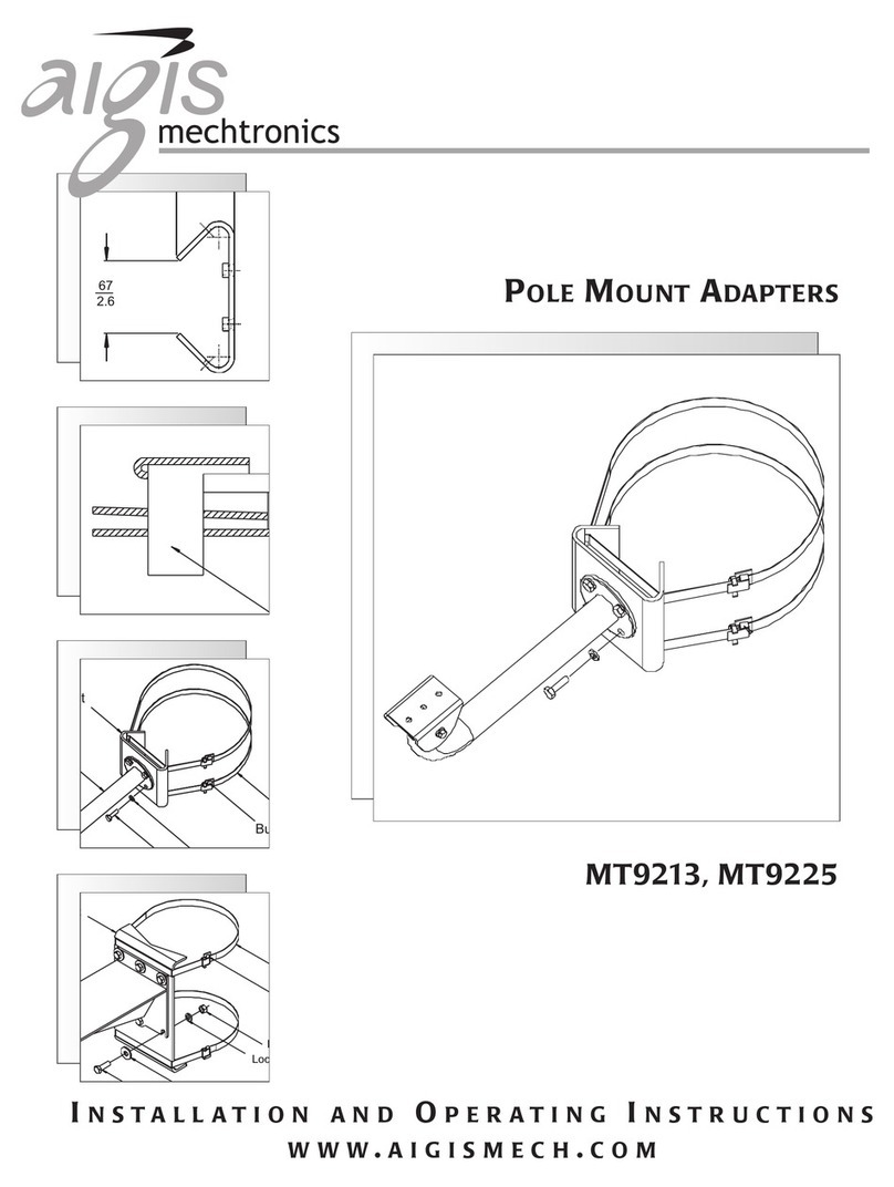 Aigis Mechtronics MT9213 Installation and operating instructions