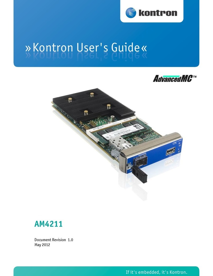 Kontron AdvancedMC AM4211 user guide