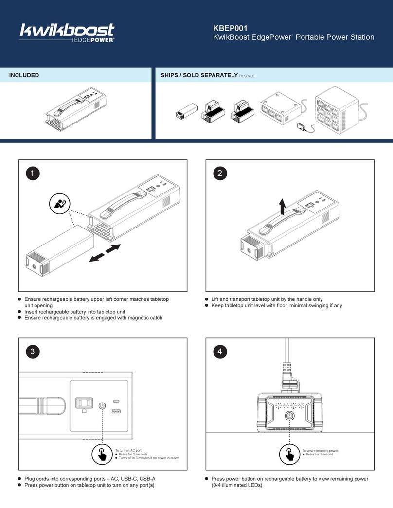 KwikBoost EdgePower KBEP001 quick start guide KwikBoost EdgePower KBEP001 quick start guide