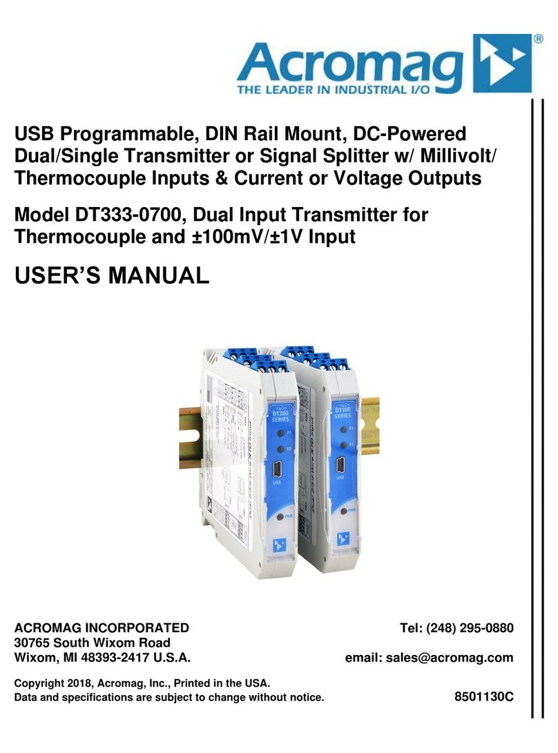 Acromag DT333-0700 user manual