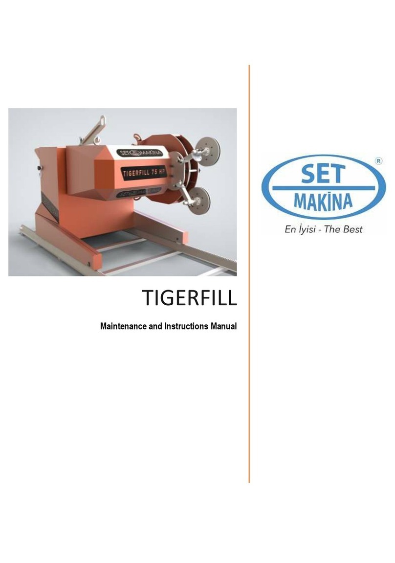 SET MAKINA TIGERFILL Maintenance and Instruction Manual