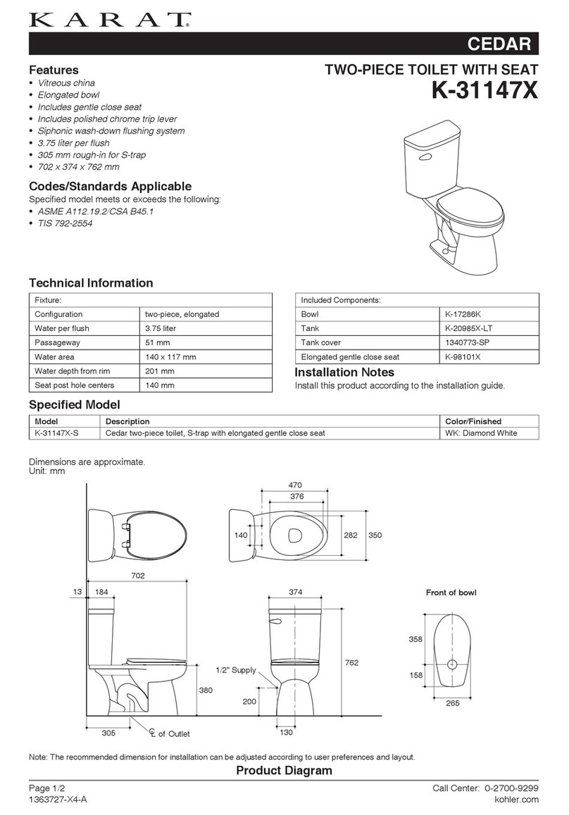 Karat CEDAR K-31147X quick start guide