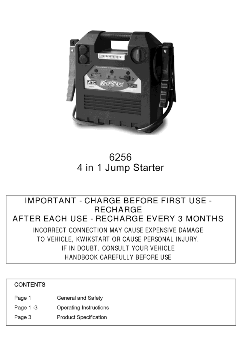 Associated Equipment KwikStart 6256 operating instructions