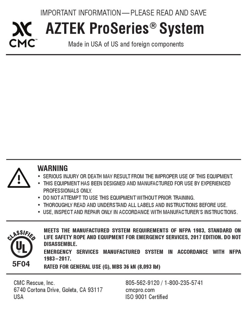 CMC Rescue AZTEK ProSeries System instruction manual