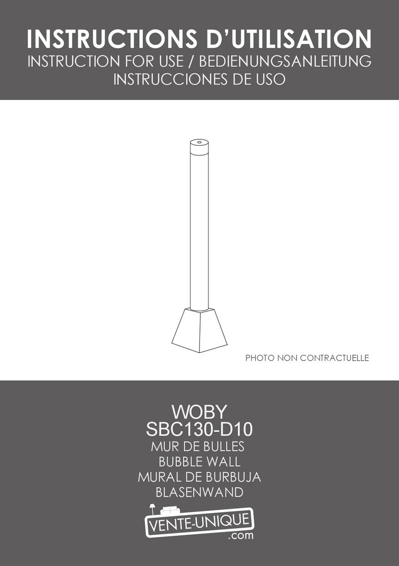 Vente Unique WOBY SBC130-D10 Instructions for use