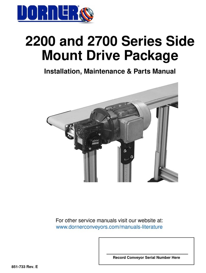 Dorner 2200 series User manual Dorner 2200 series User manual