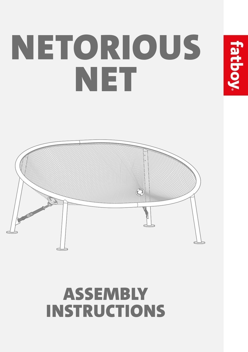 fatboy NETORIOUS NET Assembly instructions