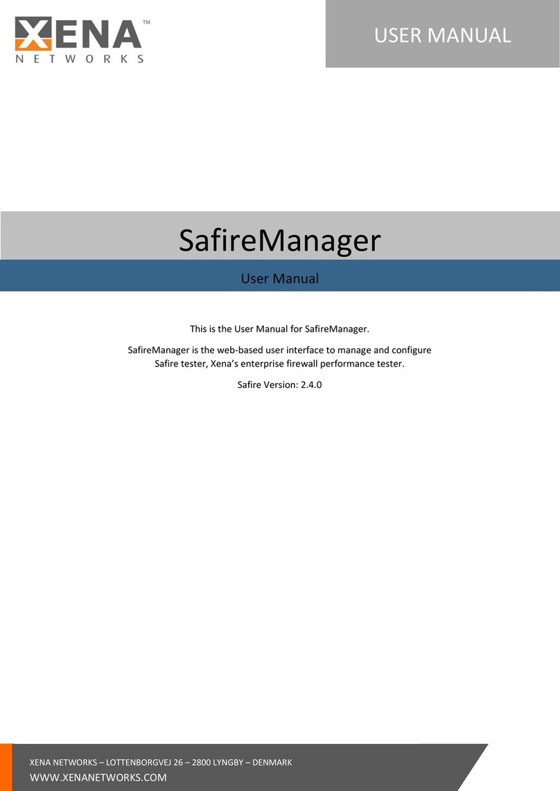 Xena Networks SafireManager user manual