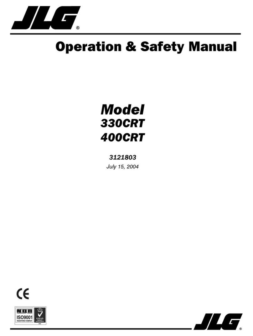 JLG 330CRT Operation & safety manual