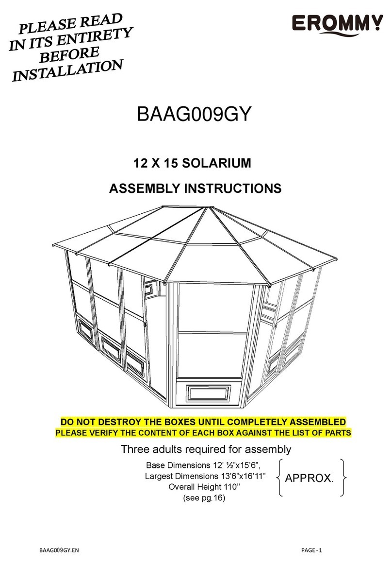 Erommy BAAG009GY Assembly instructions