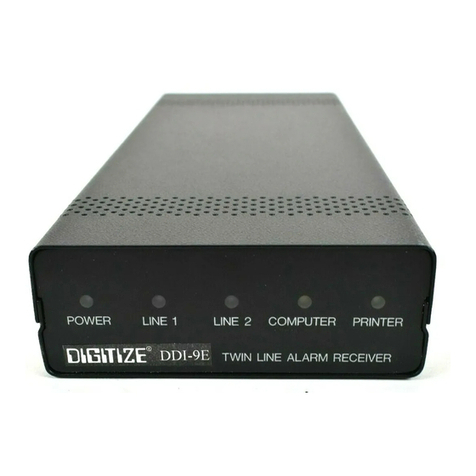 DIGITIZE DDI-9E Installation and operation manual