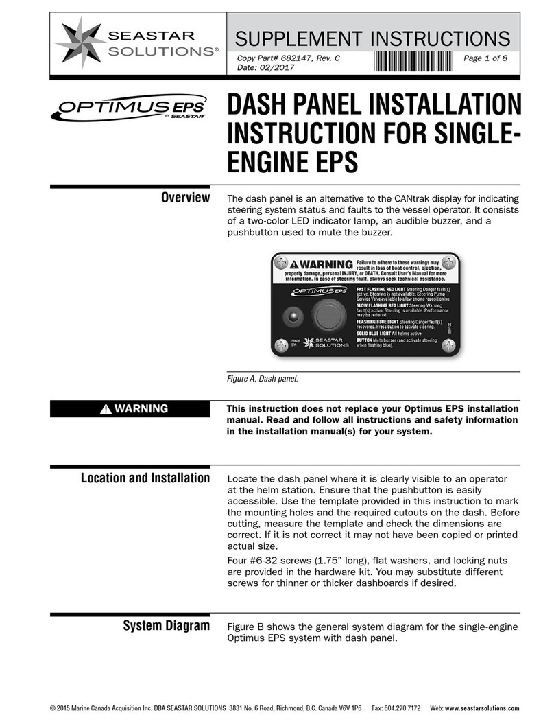 Seastar Solutions OPTIMUS EPS Owner's manual