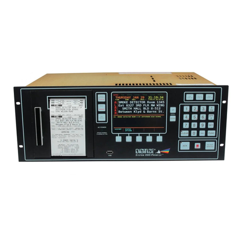 DIGITIZE System 3505 User manual