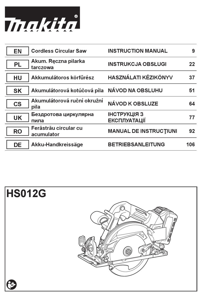 Makita HS012G User manual Makita HS012G User manual