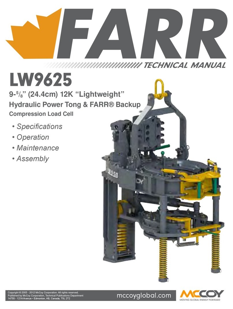 MCCOY FARR LW9625 Technical manual
