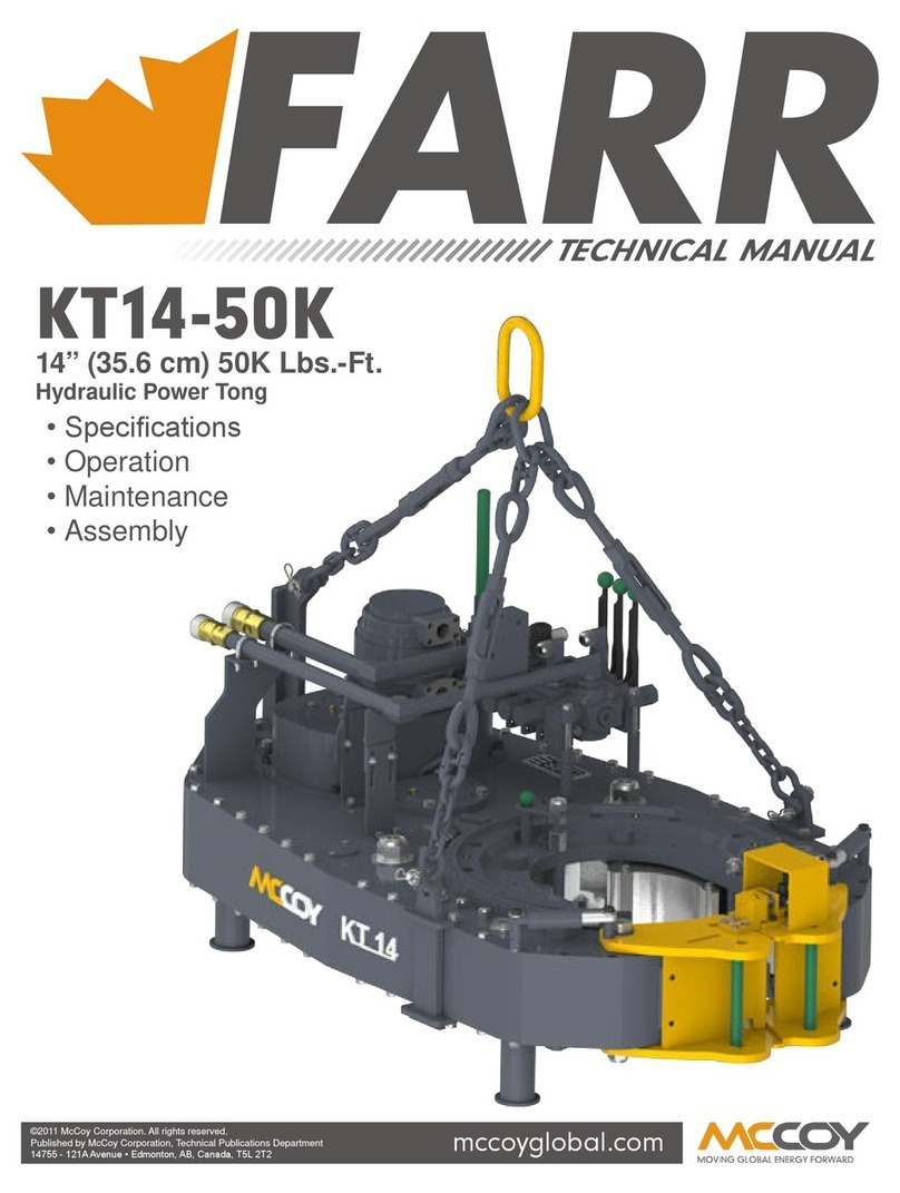 MCCOY FARR KT14-50K Technical manual