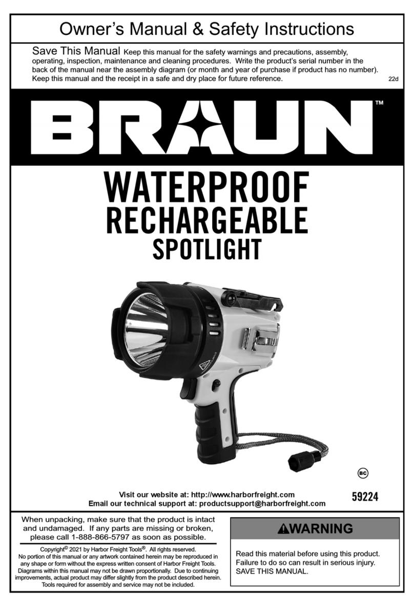 Braun 59224 Owner's manual & safety instructions