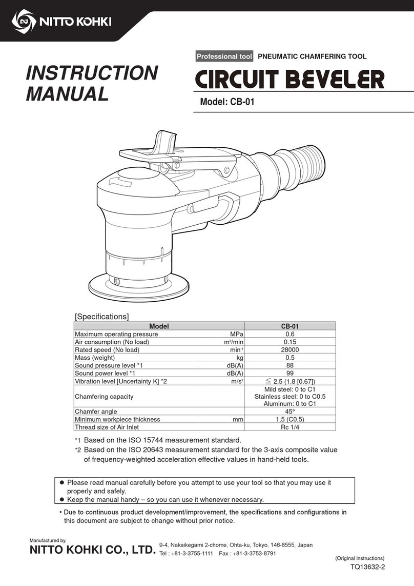 Nitto Kohki CB-01 instruction manual