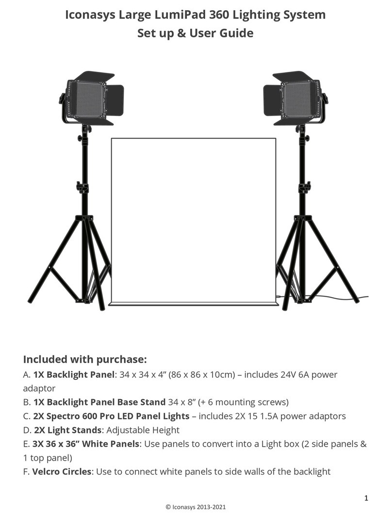 Iconasys LumiPad 360 User manual