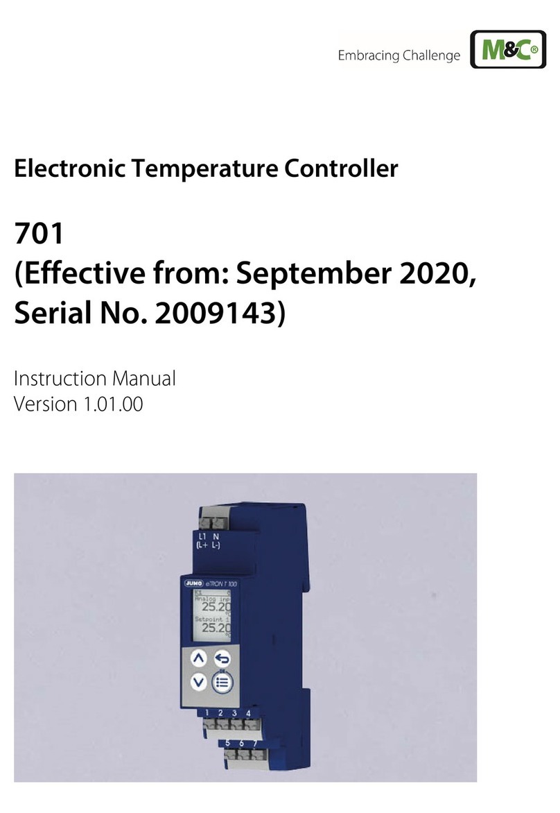 M&C 701 User manual