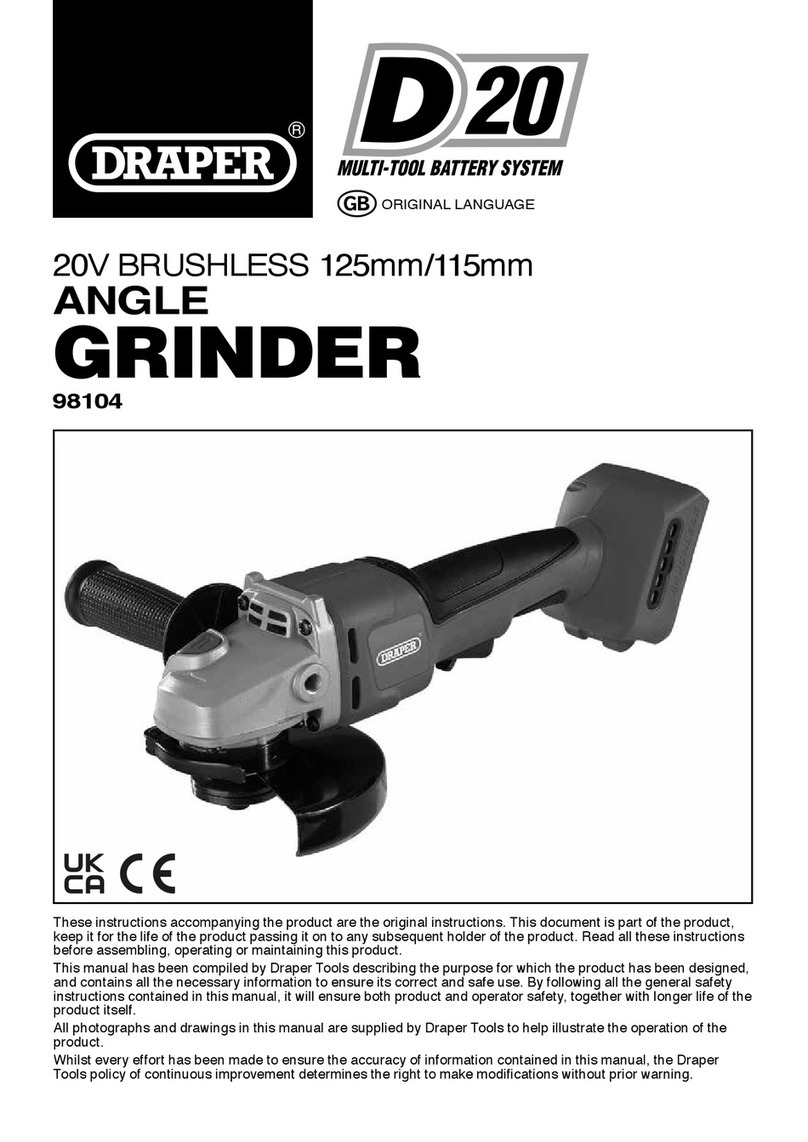 Draper D20 98104 quick start guide