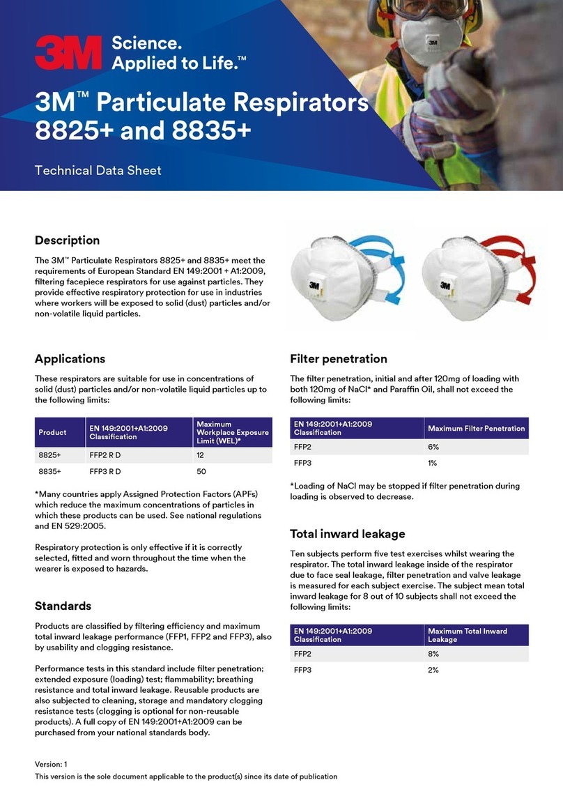 3M 8825+ Technical data sheet