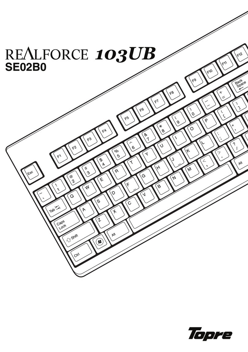 Topre REALFORCE 103UB User manual