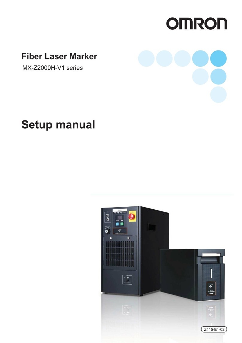 Omron MX-Z2000H-V1 Series Setup manual