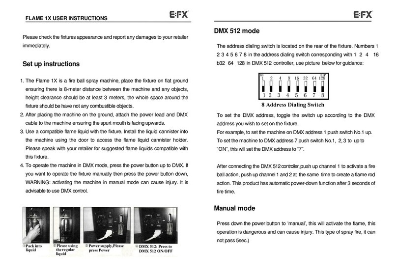 EFX FLAME 1X user manual