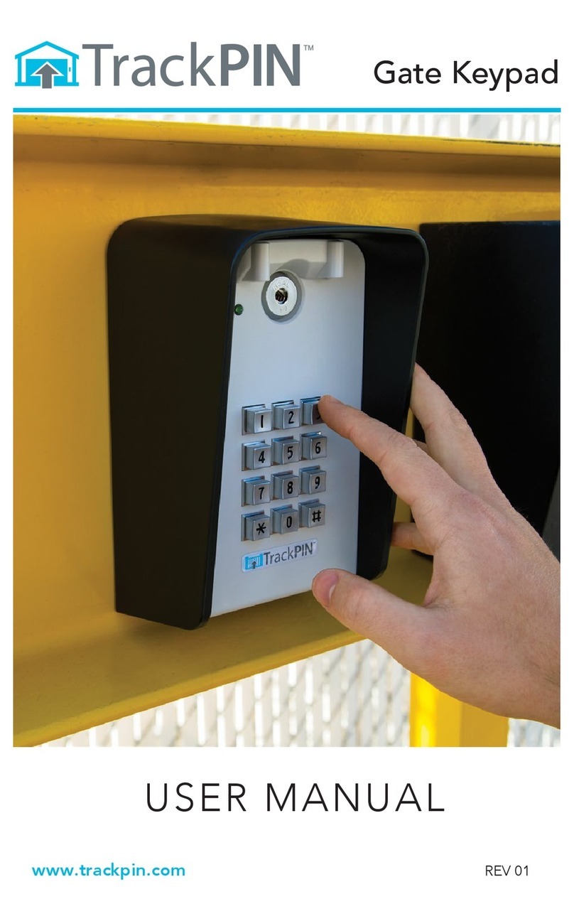 TrackPIN Gate Keypad user manual