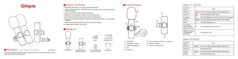 GIMPRO MS1XA manual