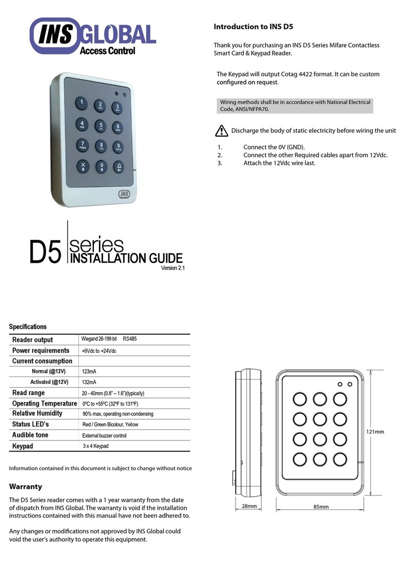 INS Global D5 Series installation guide