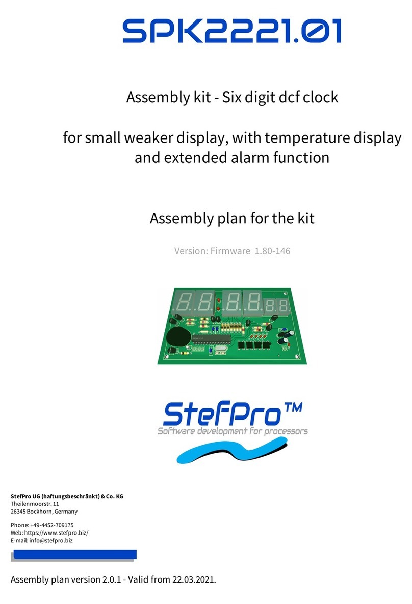 StefPro SPK2221.01 Assembly plan