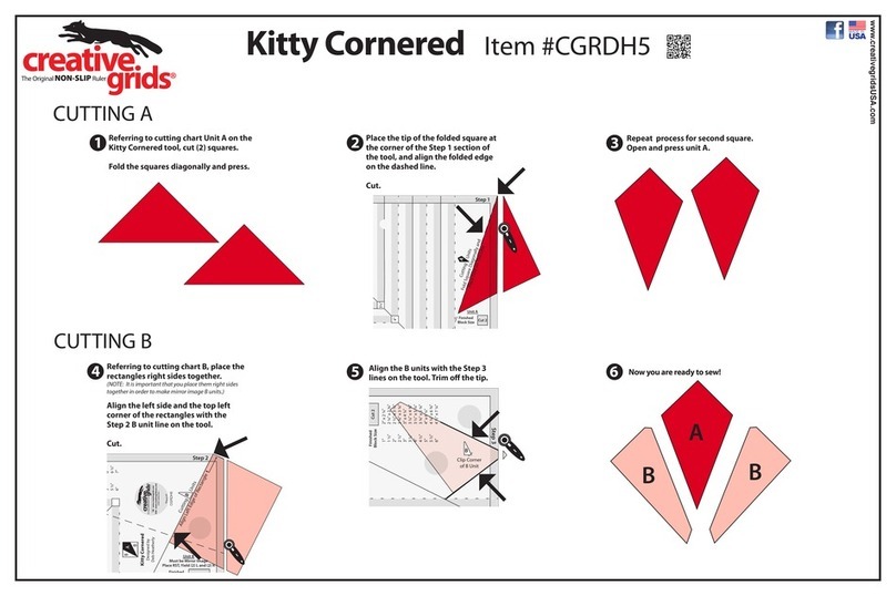 Creative Grids Kitty Cornered quick start guide