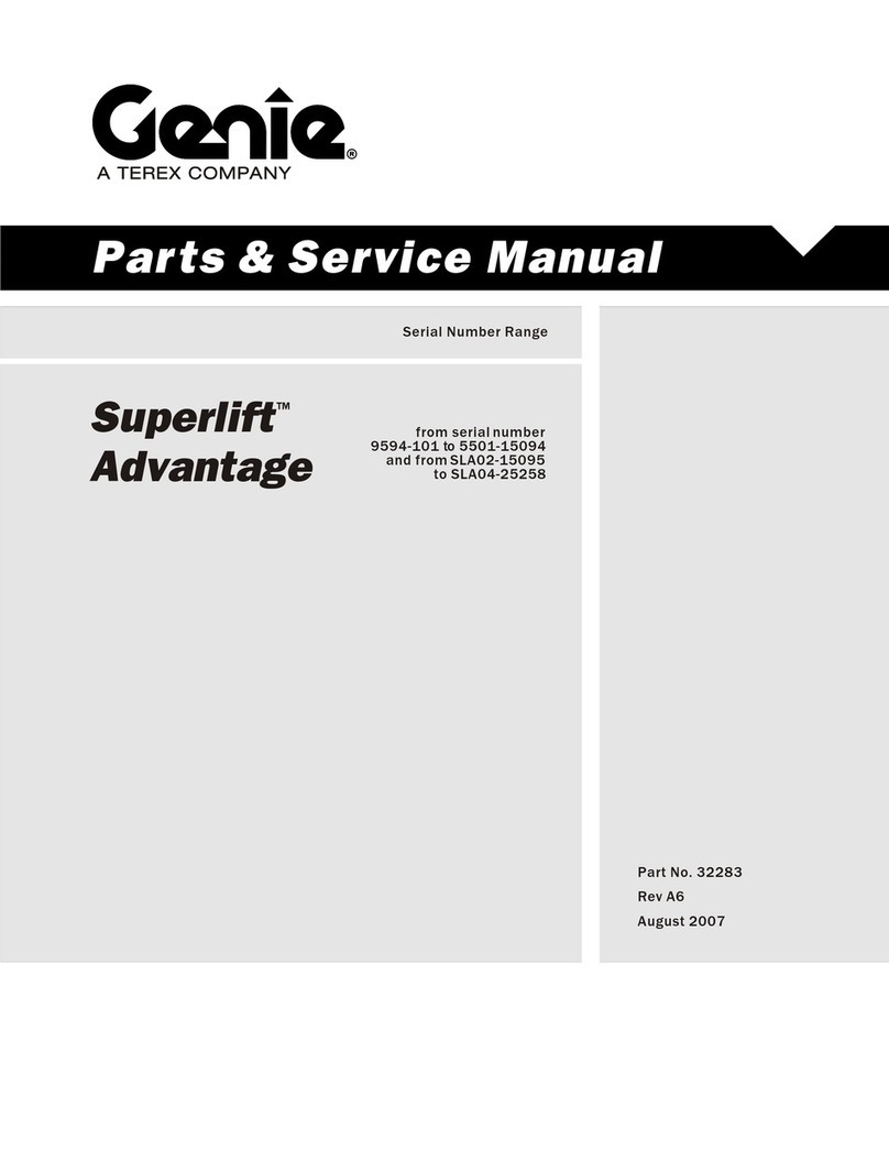 Terex Genie Superlift Advantage SL-5 Parts and service manual Terex Genie Superlift Advantage SL-5 Parts and service manual