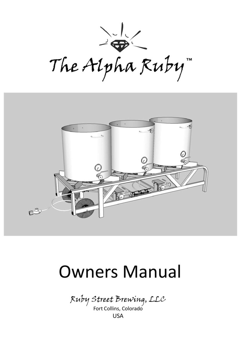 Ruby Street Brewing Alpha Ruby owner's manual