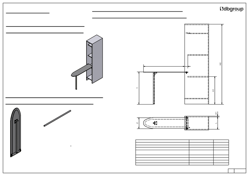 DB GROUP HERRAJES PRUA LIFT User manual