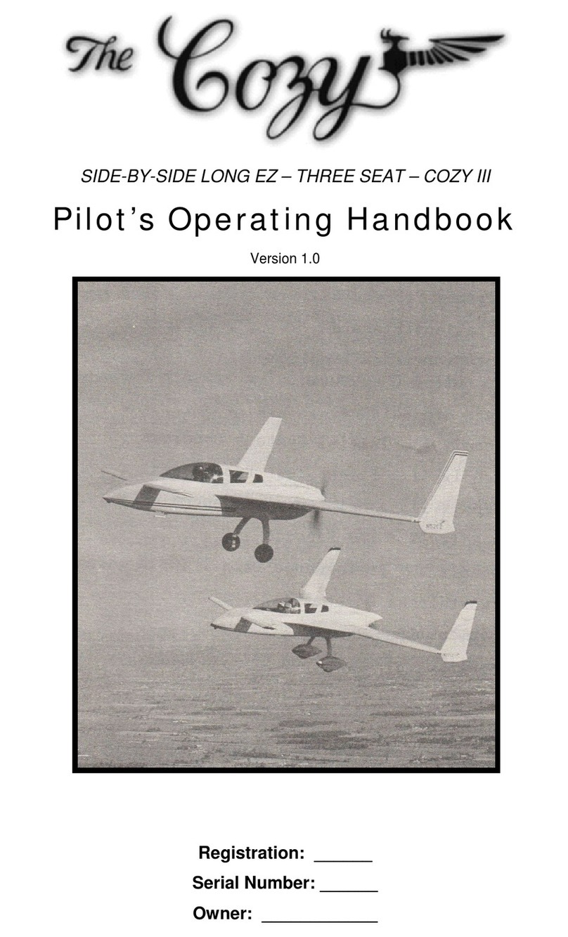 COZY III Pilot operating handbook
