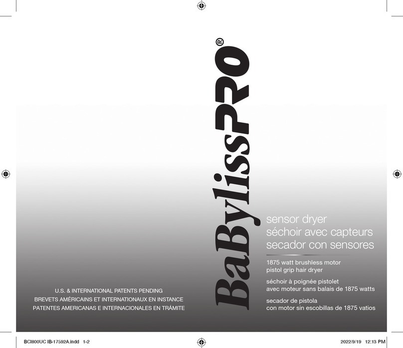 BaByliss PRO BCI800UC User manual