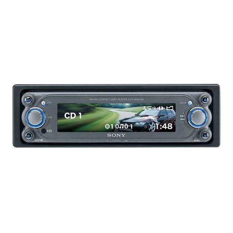 Sony CDX-M9905X Product guide