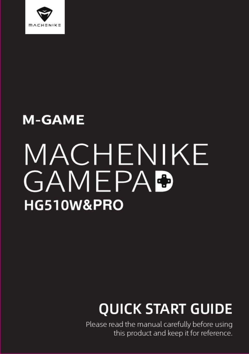 MACHENIKE M-GAME User manual