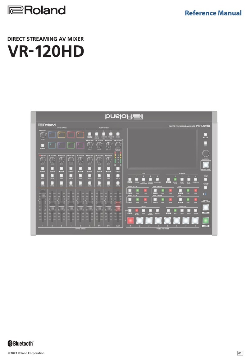 Roland VR-120HD User manual