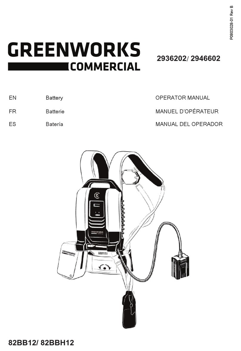 GreenWorks 82BB12 Operator's manual