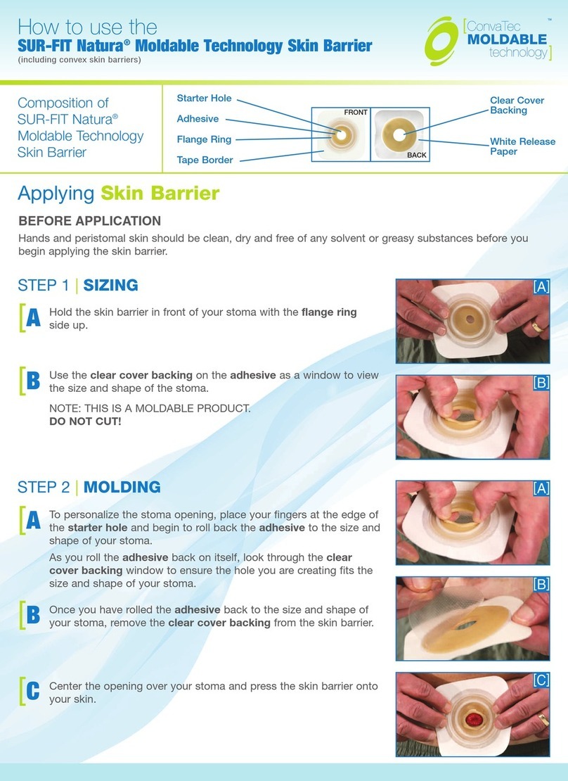ConvaTec SUR-FIT Natura How to use