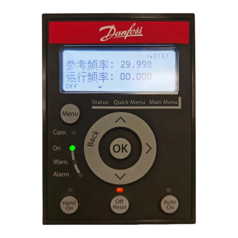 Danfoss VLT LCP 32 installation guide