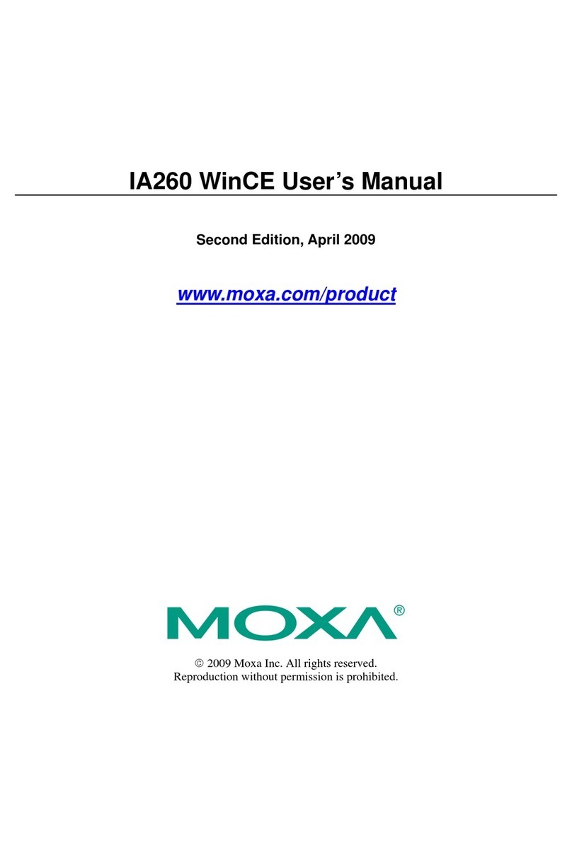Moxa Technologies IA260 series user manual