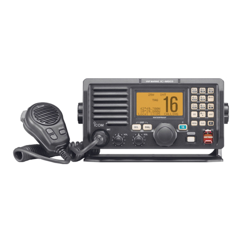 Icom IC-M603 User manual