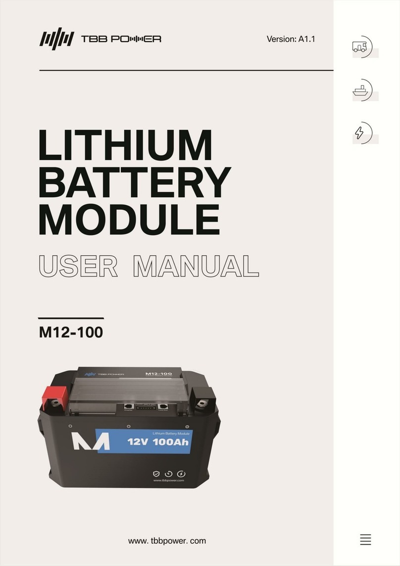TBB power M12-100 user manual